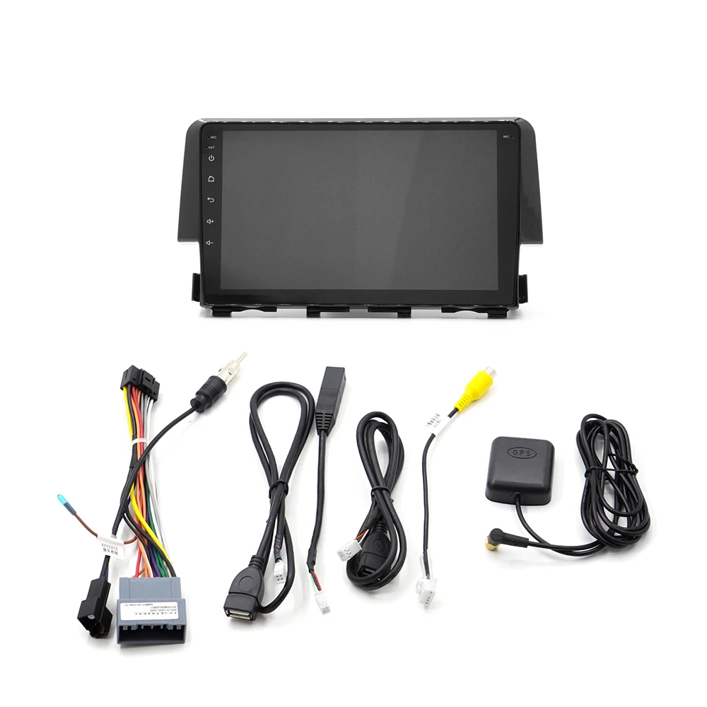 STAPON 10 дюймов для honda civic 2016 18 Android 8 1 2GBRAM автомобильный DVD MP5 мультимедийный плеер с