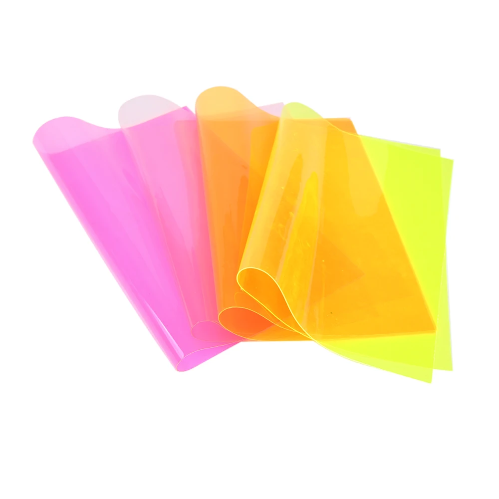 Желе листов конфеты Синтетическая кожа прозрачные листы с блестящими пайетками Виниловый фон из ткани для вечерние Декор самодельные банты для волос материалы