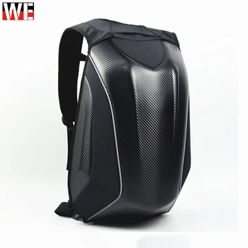 

Motorcycle 30L Helmet Backpack Bag Carbon Fiber Reflective Motocross Riding Racing Bag Waterproof Motorbike Double Shoulder Bag