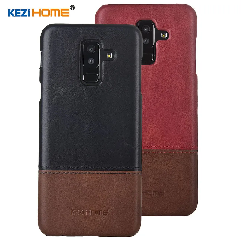 Чехол для Samsung Galaxy A6 2018 KEZiHOME роскошный цветной жесткий чехол из натуральной кожи
