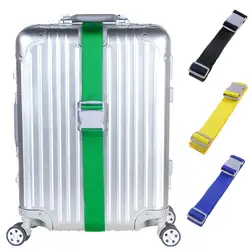 Регулируемая путешествия Чемодан ремни Ремень безопасности упаковки для тележки случае Организатор чемодан подкрепление ремень