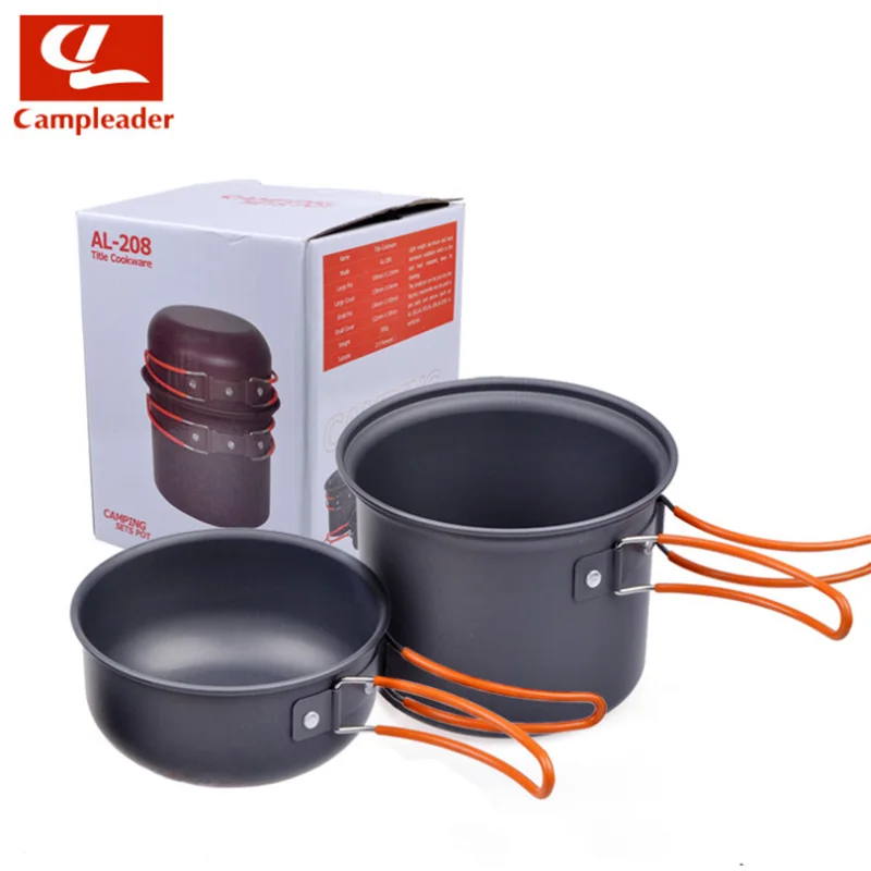 Campleader Camping vajilla 1-2 Persona utensilios Camping viaje vajilla juego de Picnic senderismo utensilios de cocina cubiertos CL005