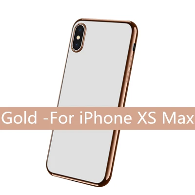 Мягкий прозрачный чехол из ТПУ для iPhone XR/XS Max, роскошный Ультратонкий противоударный прозрачный чехол, хорошее качество, Лучшая цена, A20 - Цвет: Серый