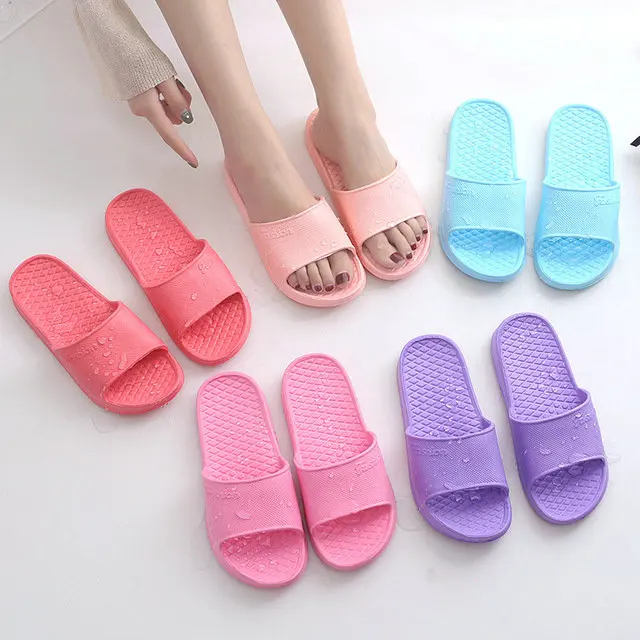 New Style Mens Eva Foam Sole Beach Slippers Casual Anti-slip Hotel Indoor Waterproof Bathing Couple Slipper Slides Plus Size (11)