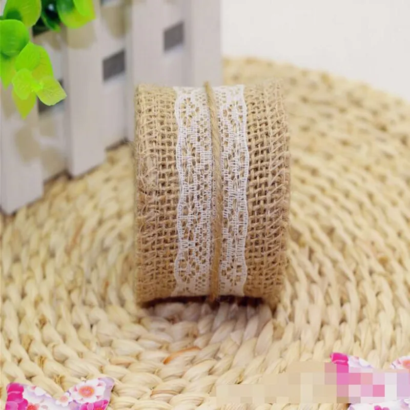 2017 DIY винтажное свадебное украшение одежда кружевной букет аксессуары Hessian