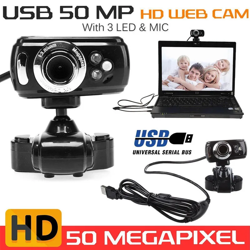 

5000 Pixel USB 3.0 HD Webcam Camera With Mic For Laptop PC Desktop Computer USB Gadgets