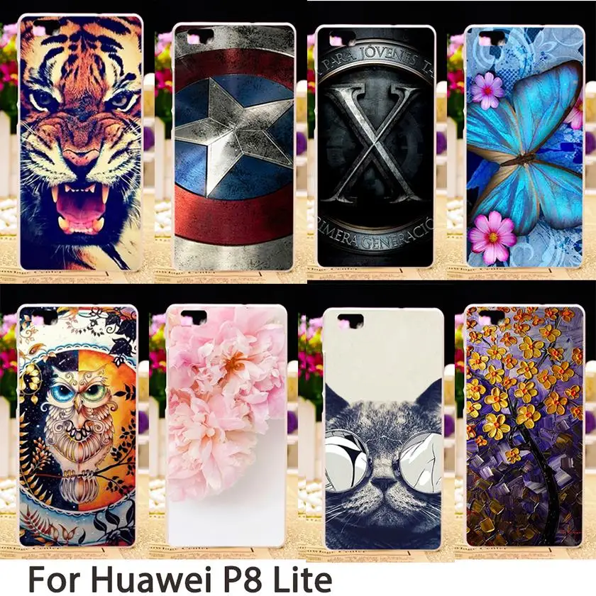 

TAOYUNXI Soft Mobile Smartphone Case For Huawei Ascend P8 Lite P8 Mini ALE_L21 ale l21 Case Cool Hard Back Cover Skin Sheath Bag