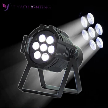 

LED Par 7x12W Aluminum Alloy RGBW 4IN1 LED Wash Light quad Stage Uplighting No