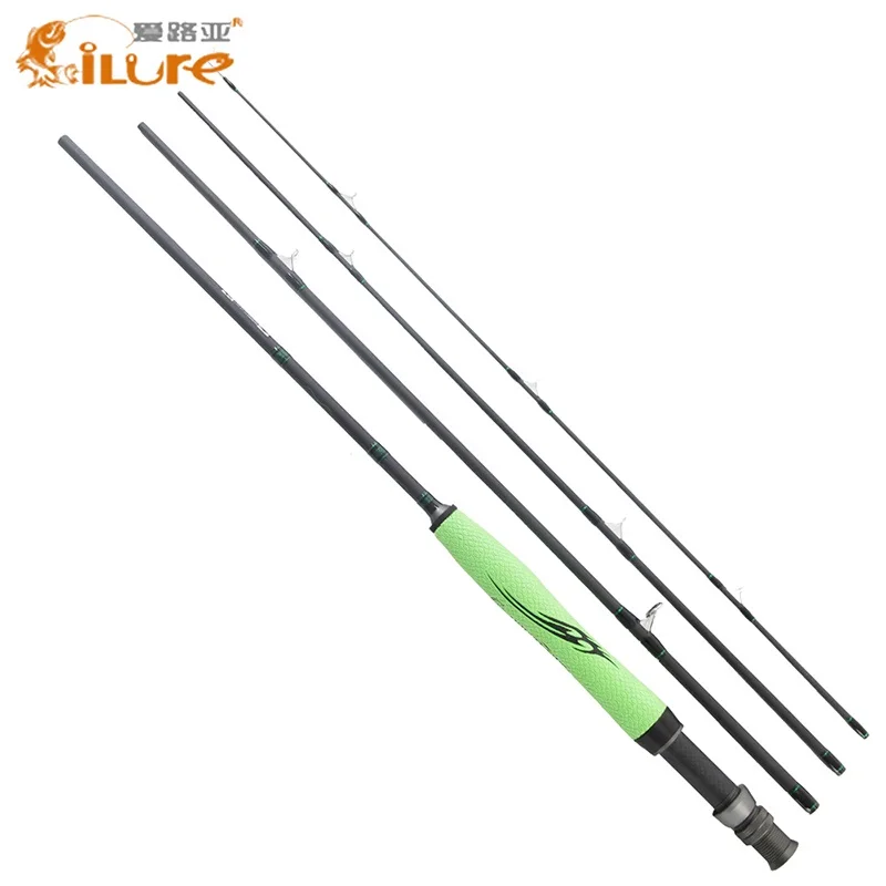 

iLure NEW 4 SEC Carbon Fiber Fishing Rod Medium Fast Action 5-6# 7-8# Fly Fishing Rods UL 110g 130g Fly Rod 2.28m 2.7m