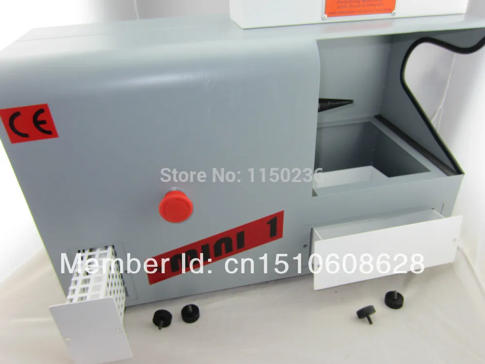 Новое прибытие 220 V ювелирные изделия полировальная машина с пылесборником и для полировки золота мотор, одиночная головка полировальная машина, хорошее качество