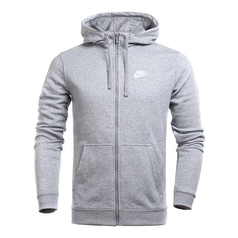 Новое поступление Nike NSW HOODIE FZ FT CLUB Для мужчин куртка с капюшоном Спортивная - Цвет: 804392063