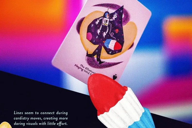 Ракета колода коллекционные дизайнерские игральные карты Волшебный реквизит