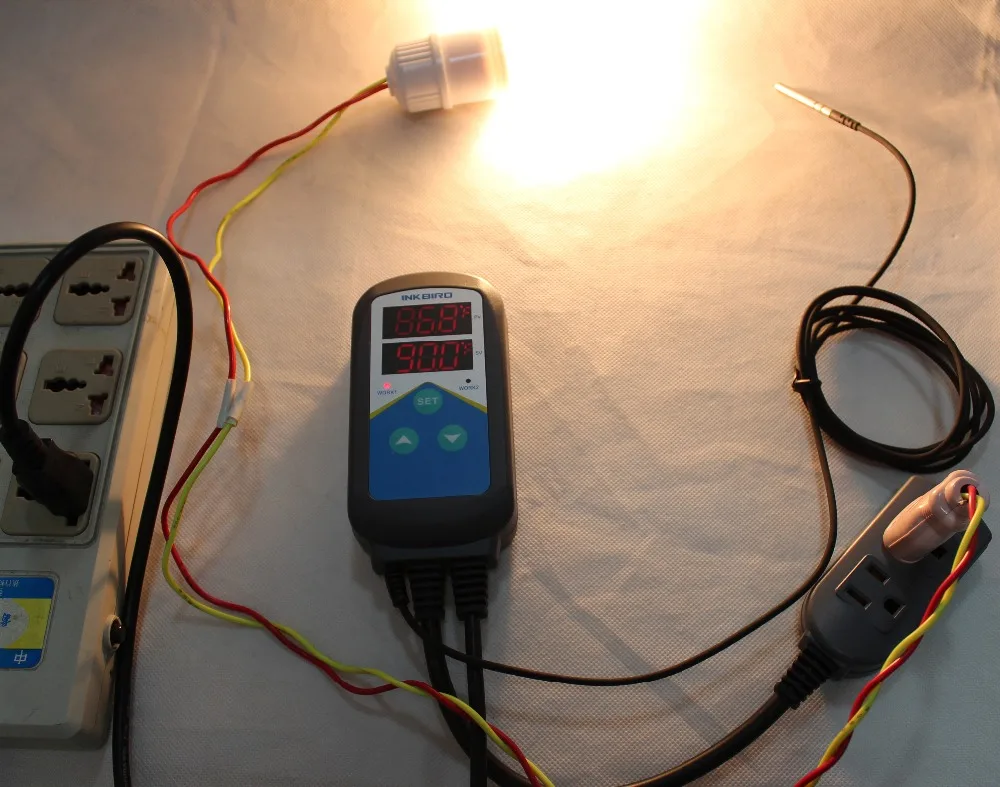 Inkbird Temperature Controller Digital ITC306T Heating Thermostat Timer 220V EU