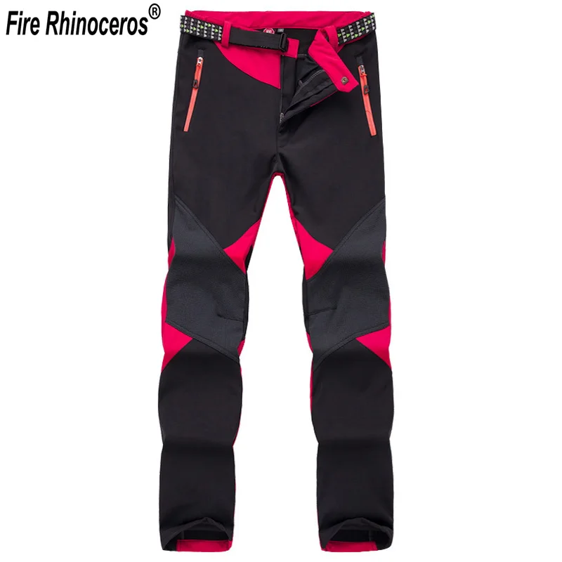 

Womens Winter Fleece Softshell Thermal Pants Outdoor Sports Brand Clothing Hiking Trekking Skiing Camping Female Trousers FRH618