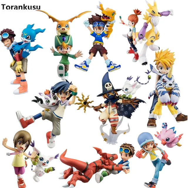 Buy Digimon Action Figures Wizarmon Gabumon Agumon Toy