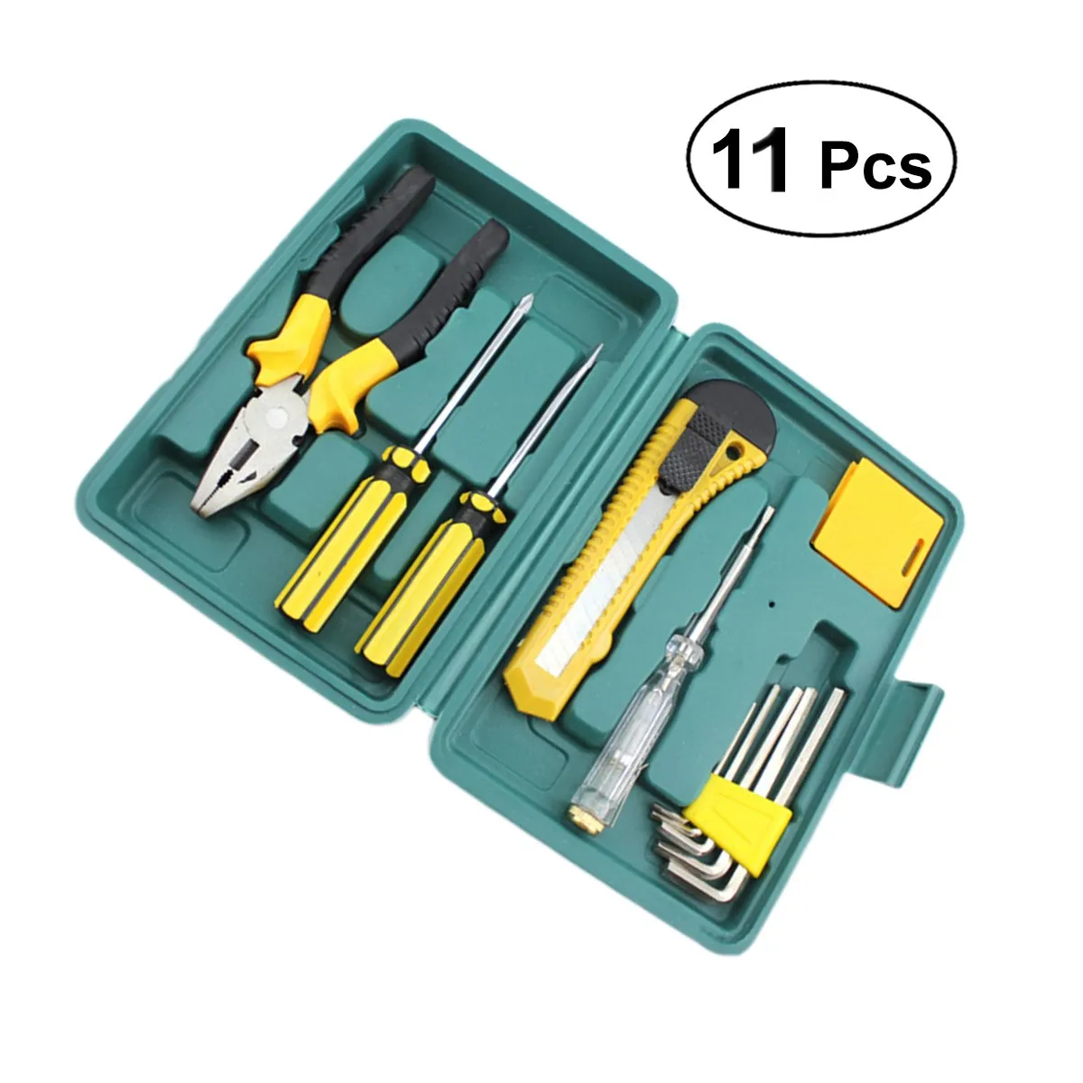 11pcs Repair Tool Kit Screwdriver Set Hex Allen Wrench Replaceable