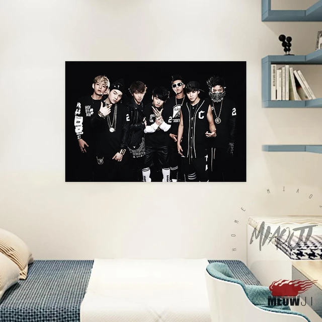 Korean Band KPOP BTS Posters Wall Art Printed Canvas Painting Room