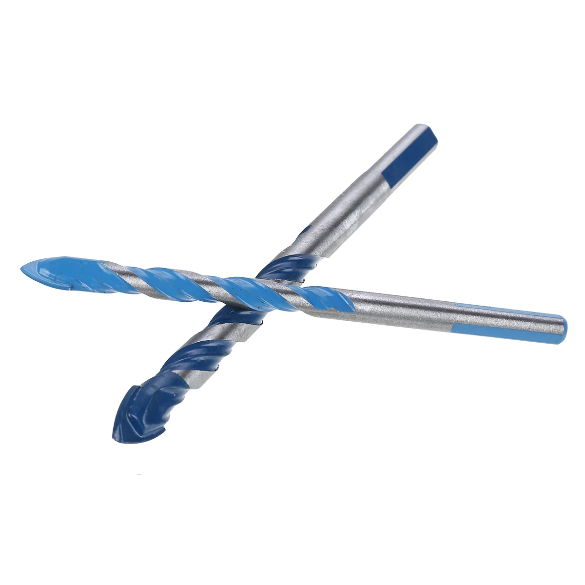 5pcs 6/6/8/10/12mm Titanium Steel Drill Bit Concrete Wall Woodworking Tiling Anti-slip Drill Bit Electric Drill Accessories