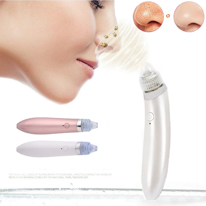 

2019 Drop Shpping White Pink Remove Blackhead Machine Mini Cleaning Wrinkle Vacuum Blackhead for Cosmetic