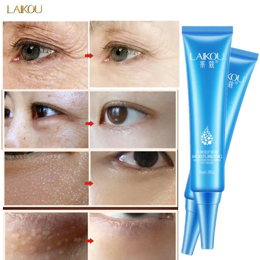 LAIKOU Moistuizer Eye Cream , Puffiness Gel For Dark Circles Wrinkles