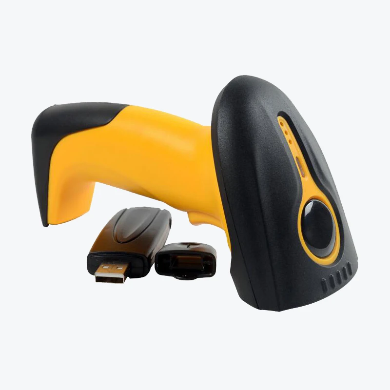 Cheap 1D Wireless laser scanner portable barcode reader with receiver