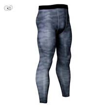 Камуфляжные компрессионные штаны для бега, мужские футбольные тренировочные штаны, спортивные Леггинсы для фитнеса, Мужские штаны для бега в тренажерном зале, спортивная одежда