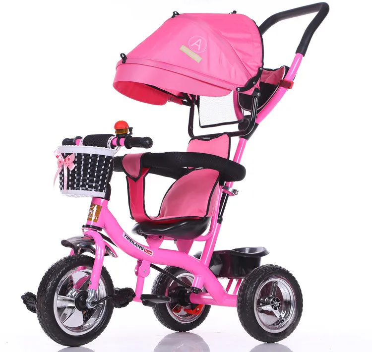 

Children Tricycle Bike Double Tricycle Bicycle Twins Baby Stroller Three 3 Wheels Kids Double Bike Umbrella Pram Buggy Pushchair