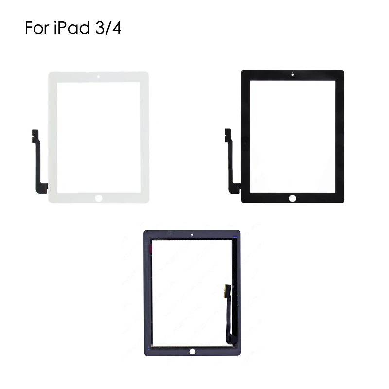 /OEM Сенсорный экран для iPad 3 4 A1430 A1458 A1459 A1416 A1460 A1403 для iPad 5 Air 1 A1474 A1475 A1476 спереди Стекло Панель