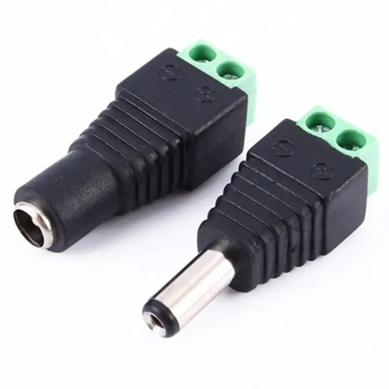 

new 5Pairs Electrical Cables Connect Tool Male to Female LED Strip Quick Connector DC Power Plug Jack Adapter Wire Connectors