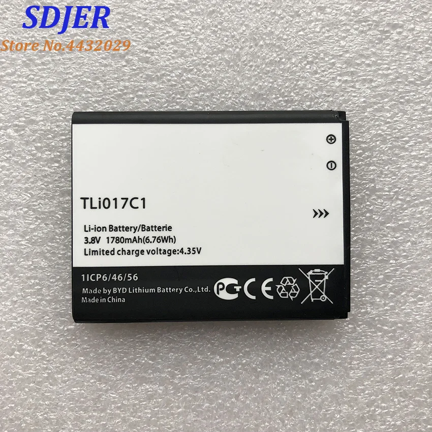 New 3.8V 1780mAh TLi017C1 For Alcatel OneTouch PIXI 3 4.5" 5019D 5017D 5017A 5017X 5017 5027B Battery | Мобильные телефоны и