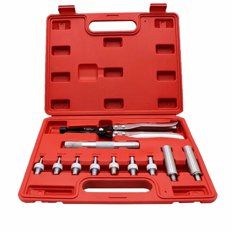 11pcs car automotive valve oil seal disassembly tool valve spring