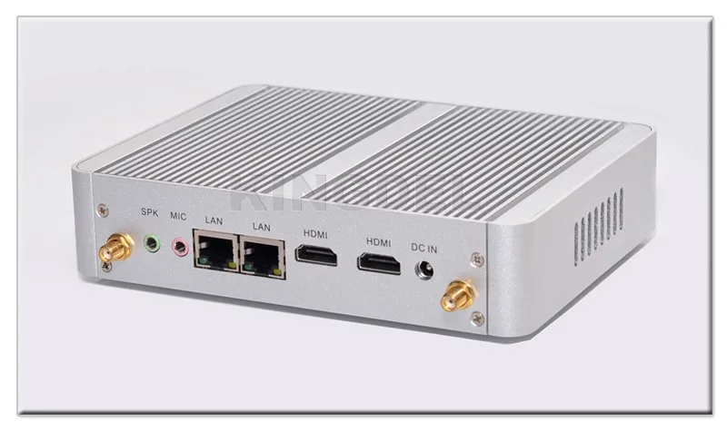 Kingdel Dual LAN + HDMI безвентиляторный мини компьютер Nettop Intel Celeron N3150 4 ядра/Celeron N3050 Двухъядерный Intel NUC м 300 м wi fi