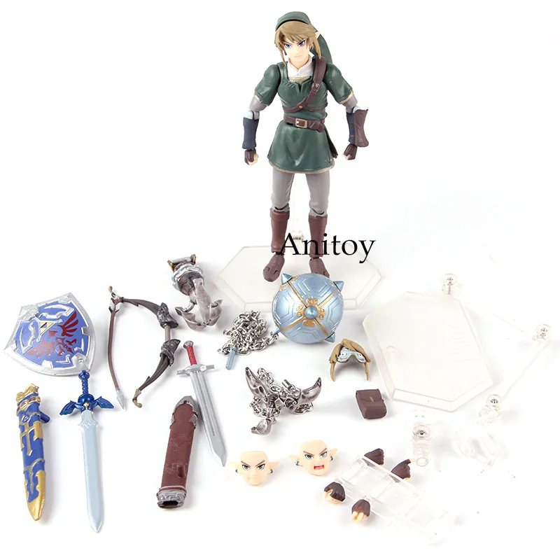 Экшн-фигурка Figma 320 Link Twilight Princess ver. DX Edition Сумеречная принцесса ПВХ Коллекционная модель игрушки - Цвет: in bag