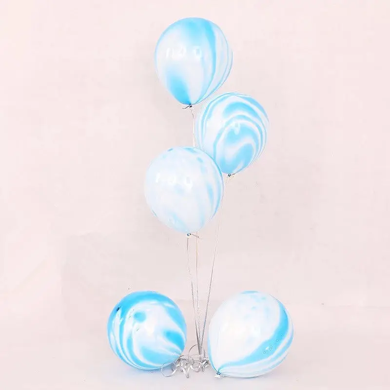 10/20/30pcs 12inch Gold Sliver Black Latex Balloons Wedding Decorations Adult Helium Ballons Birthday Party Decorations Kids Toy - Цвет: agate blue