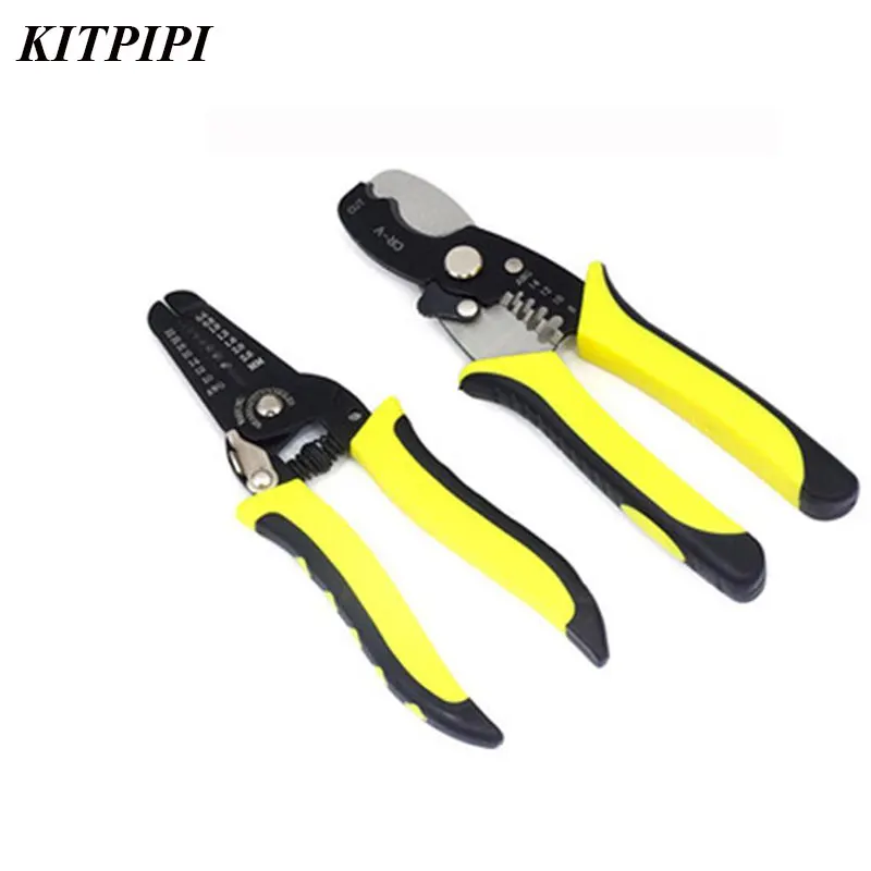 

KITPIPI Wire Stripper Pliers Multi Hand Tool Manganese Steel for Electrical Portable Crimper Cable Stripping /Crimping