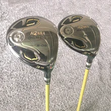Фирменная Новинка 3 звезды Honma S-05 Fairway Wood Honma S-05 Гольф Fairway клюшки для гольфа#3/#5 R/S/SR/X Flex графит вал с крышкой на голову