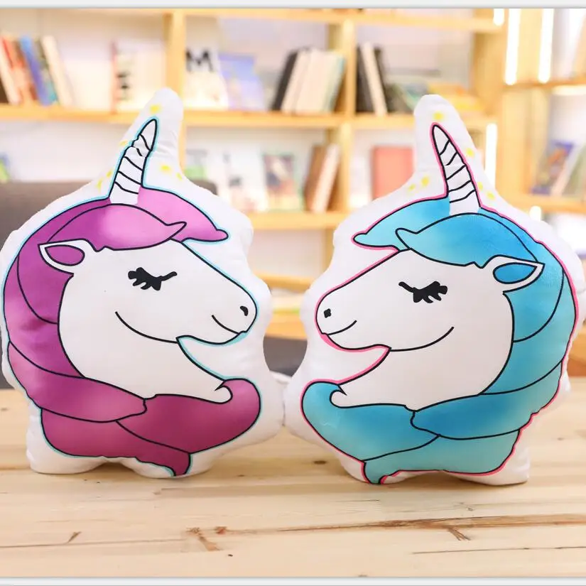

2018 new unicorn plush toy doll 50cm sweet sleep pillow plush animals for children toys for infants smooth obedient doll