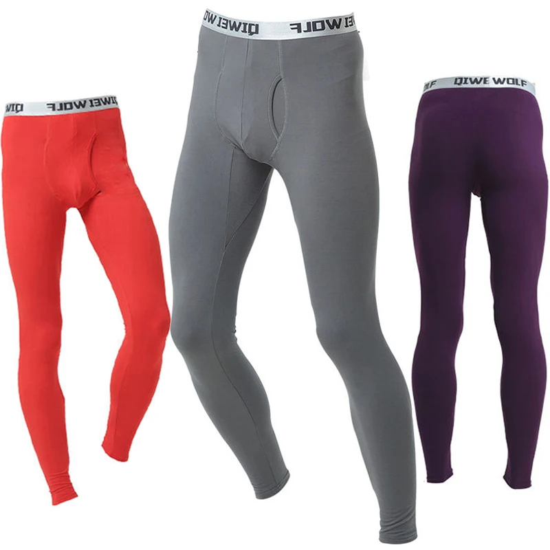 2018 new Autumn and winter men thermal underwear pants thin normally modal long johns 2018 new Autumn and winter men thermal underwear pants thin normally modal long johns