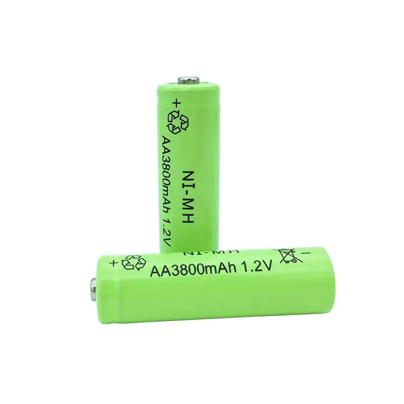 10 шт. aa Ni-MH 1,2 V AA перезаряжаемая 3800mAh 3A нейтральная аккумуляторная батарея для Светодиодный светильник, игрушка mp3 AA