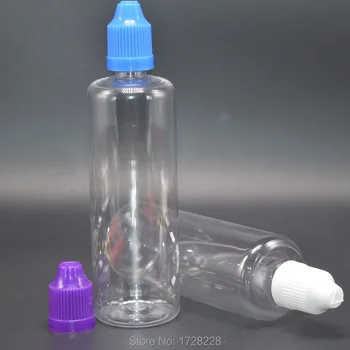 

1200 pcs/lot 100ml Clear Plastic Squeezable Bottle In Storage 100 m Empty Eye Liquid Dropper Bottles With Stopper Squeeze Bottle