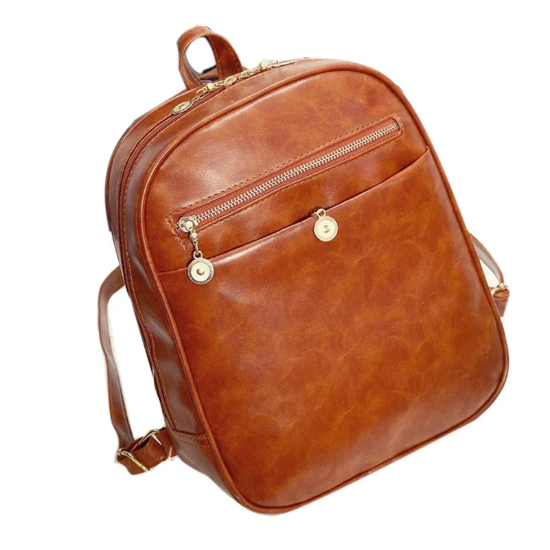 

Backpack Women PU Leather Bag Women Bag Cow Leather Women Backpack Mochila Feminina School Bags for Teenagers