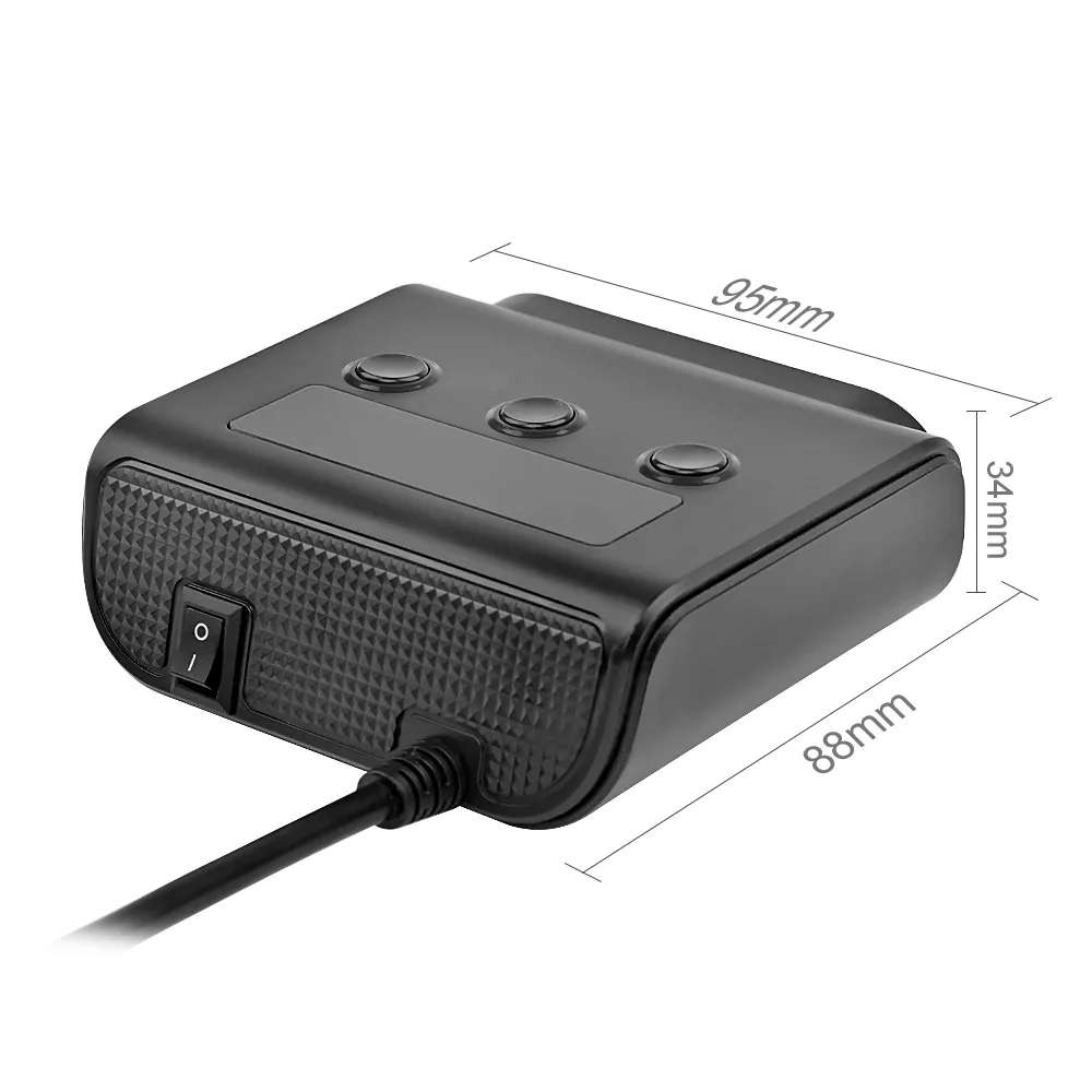 AOSHIKE 3 Way адаптер для автомобильного прикуривателя 12V 24V Splitter гнезда Подключите