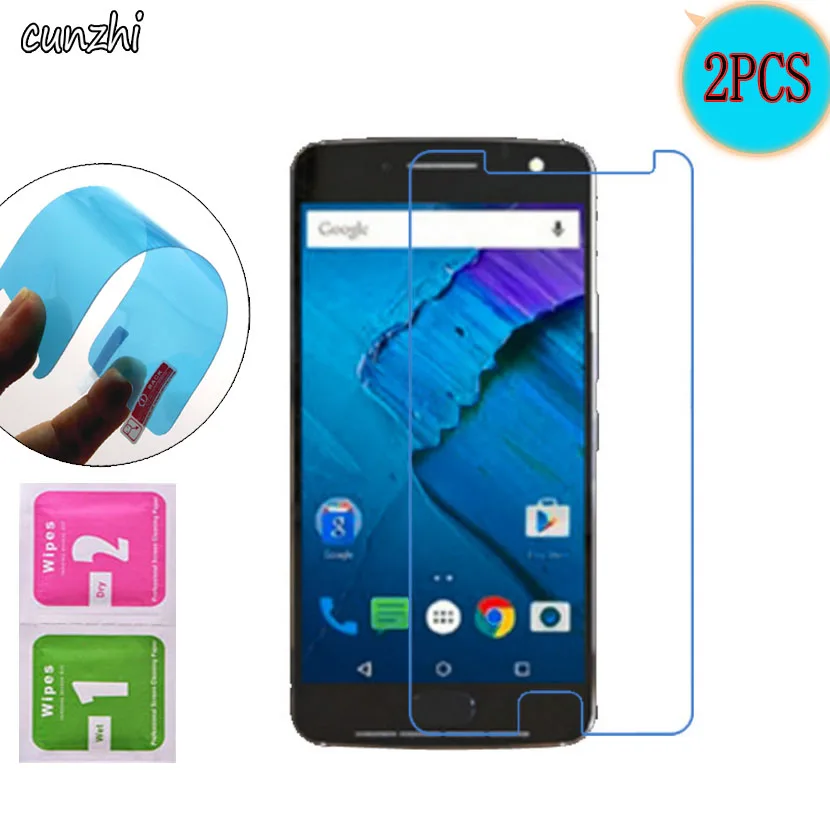 2PCS For Motorola G5PLUS Ultra Clear TPU Soft Nano Explosion-proof Screen Protector Mobile Phone Film MOTO G5 PLUS | Мобильные