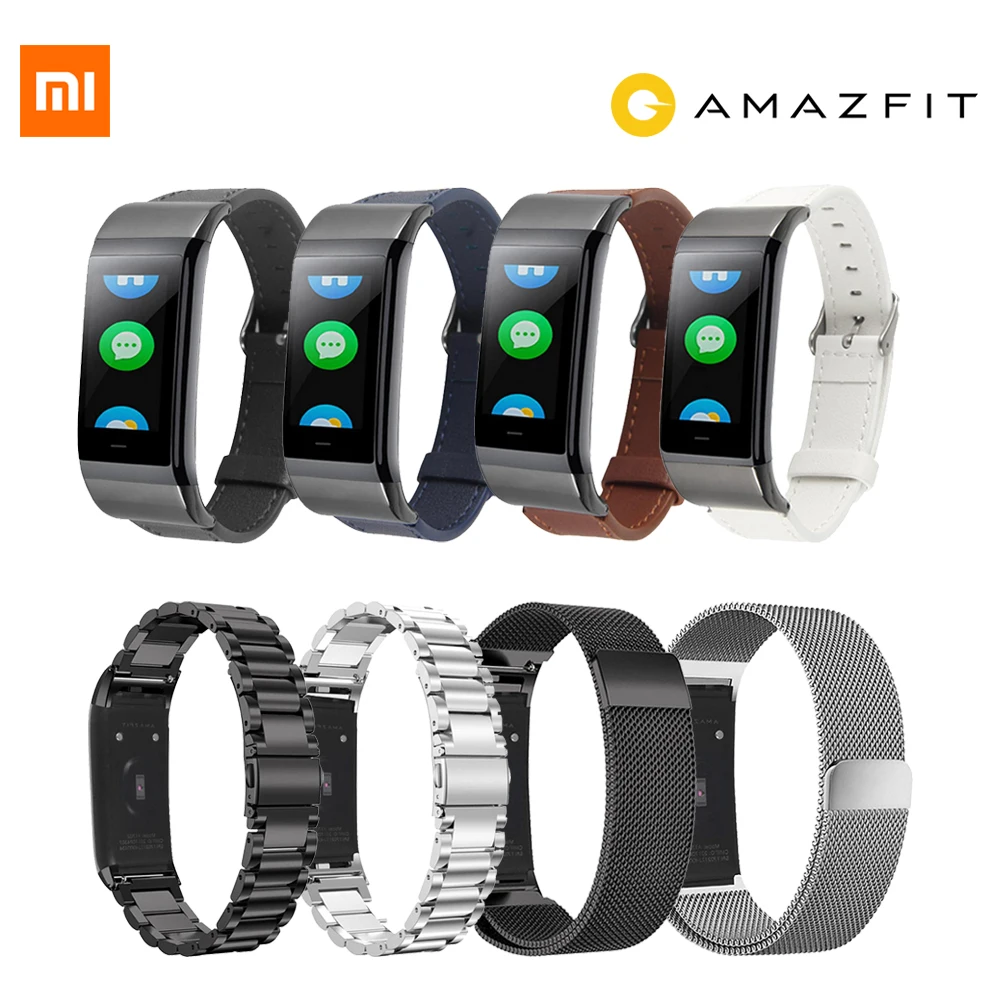Huami Amazfit Cor Midong умный Браслет сменный металлический Миланский из нержавеющей