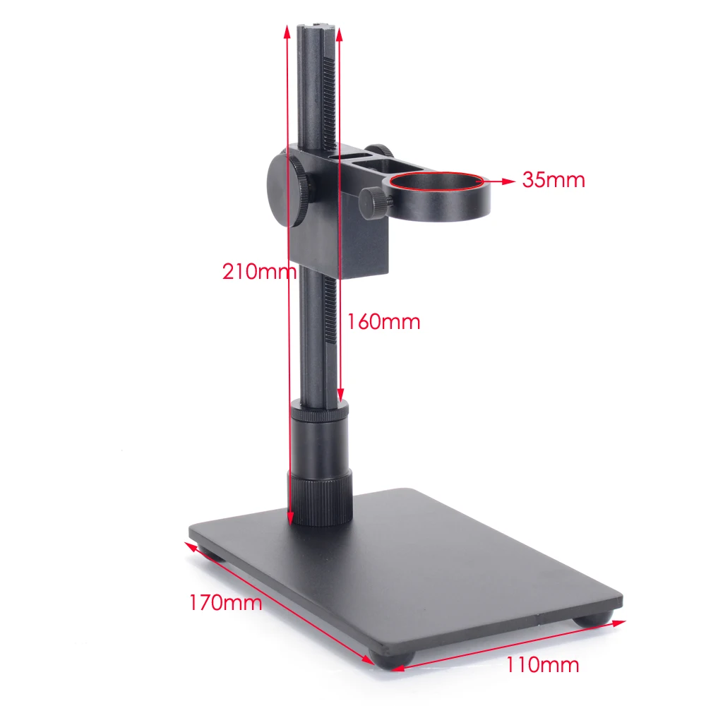 110-240V Ymiko Aluminum Alloy Microscope Stand Bracket Support Fit for Digital Microscope with 50mm Diameter EU 110-240V Height 220mm 110-240V Ymiko Aluminum Alloy Microscope Stand Bracket Support Fit for Digital Microscope with 50mm Diameter EU 110-240V Height 220mm