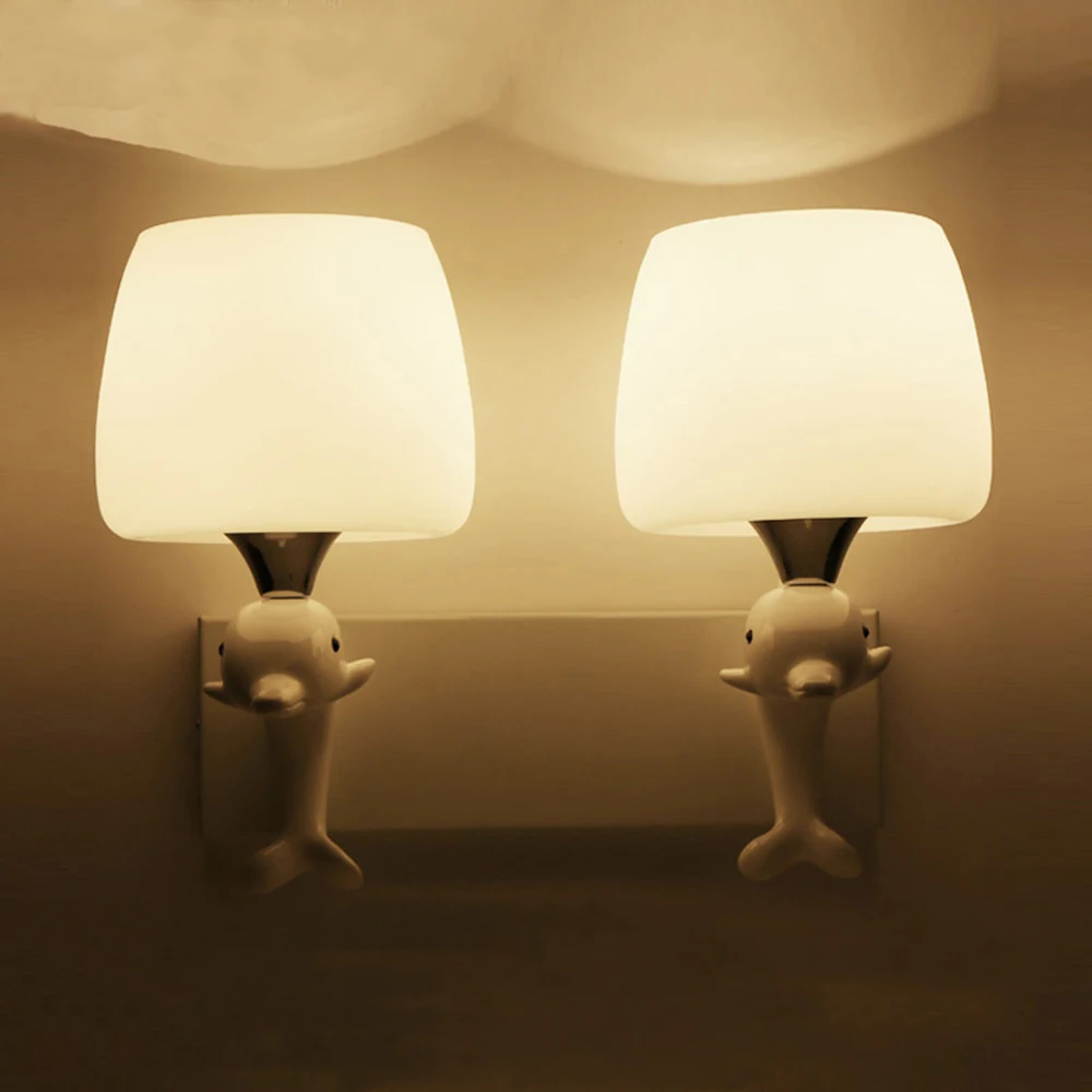 

HGhomeart Modern Wall Sconce Luminaria 110-220V Led Wall Lamp E27 Wall Mounted Bedside Lamps Bedroom Wall Lighting Contemporary