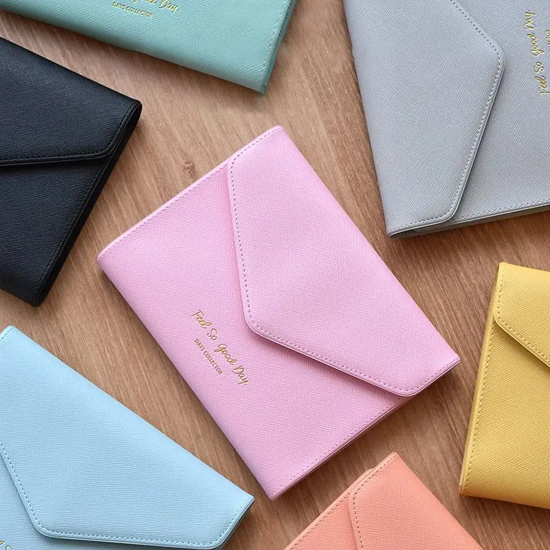 

2019 Days Collection Diary Cool Business Fashion Wallet Design Weekly Planner 176P Korean Fashion Agenda Gift Free Shipping