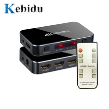 Kebidu Переключатель HDMI 2,0 4 K HDMI 2,0 коммутатор 4x1 4 в 1 выход HDMI переключатель аудио экстрактор с ARC для Nintend HDTV для PS4