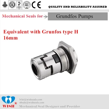 

16mm Mechanial seal for Grundfos pump CR series cartridge seal type H