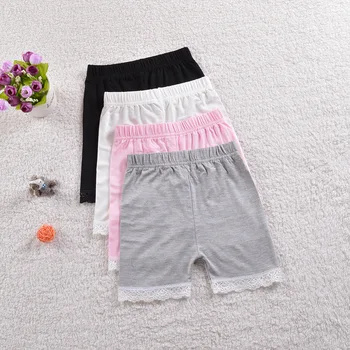 

Girls Safety Shorts Lace Underwear Leggings Girls White boxer Black briefs shorts for Children Baby Girl Panties 3 4 5 6 7 8 9 T